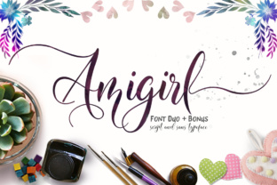 Amigirl: The Stylish Script for Feminine Designs