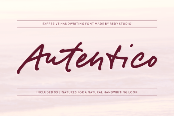 Autentico: The Handwritten Font for Authentic Branding