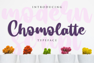 Chomolatte: A Modern Script Font for Bold Branding