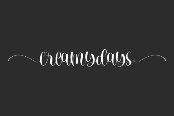 Creamydays: A Script Font That Feels Effortlessly Elegant