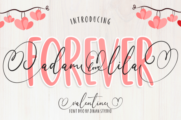 Forever Adam Lila Duo: A Romantic Font Pairing for Modern Design