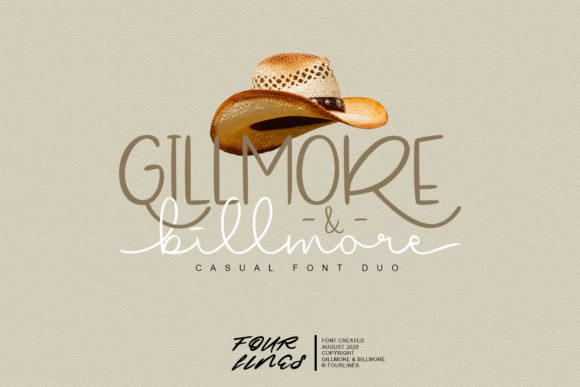 Gillmore & Billmore: Crafting Visual Harmony with a Dual-Typeface System