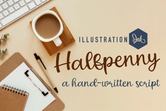 Halfpenny: The Casual Script Font That Feels Like a Friend's Handwriting