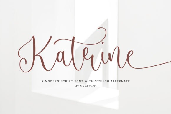 Katrine: A Modern Script Font for a Warm Brand Voice