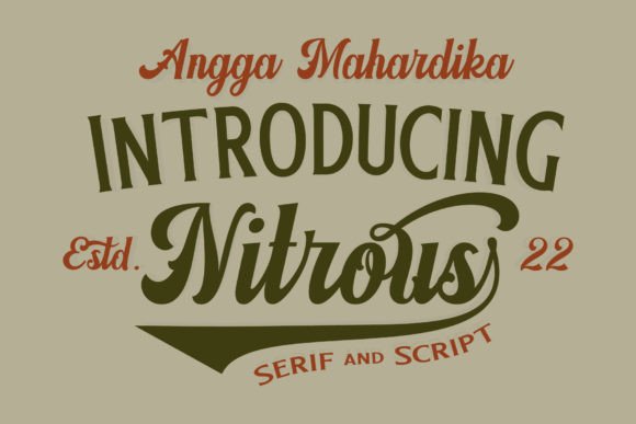 Nitrous: Crafting Brand Identity with Vintage Elegance