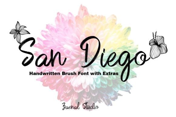 San Diego: A Modern Script Font for Creative Projects