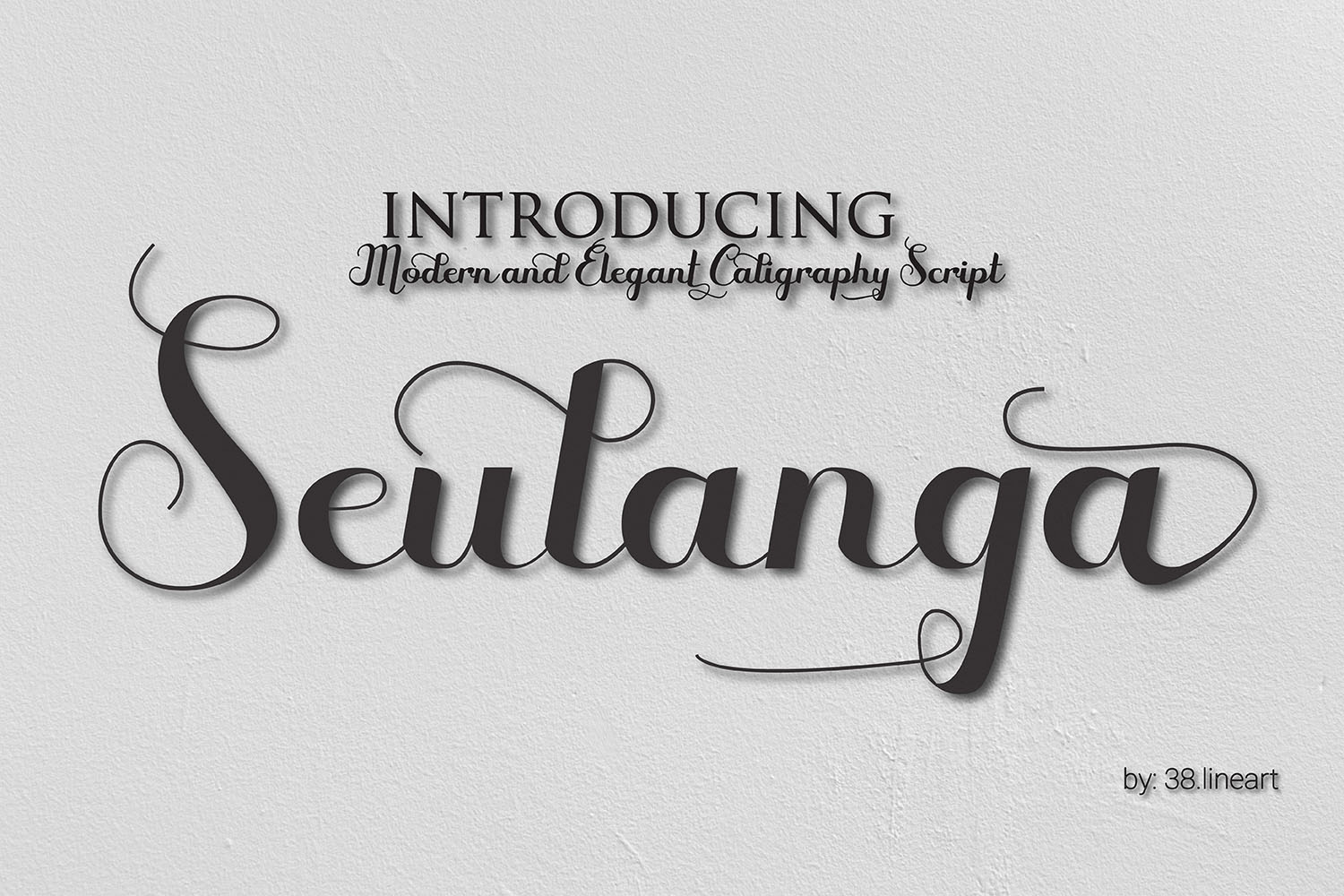 Seulanga: Modern Calligraphy for a Sophisticated Brand