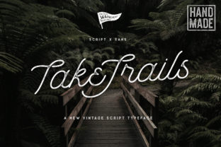 Take Trails: The Vintage Script Font for Authentic Design