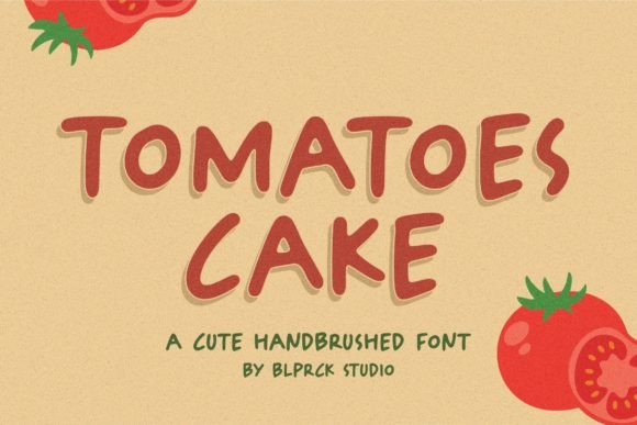 Tomatoes Cake: A Modern Script for Elegant Branding
