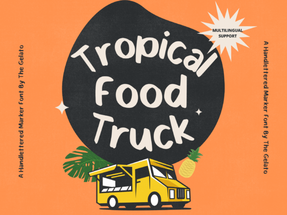 Tropical Food Truck: A Script Font for Instant Brand Appeal