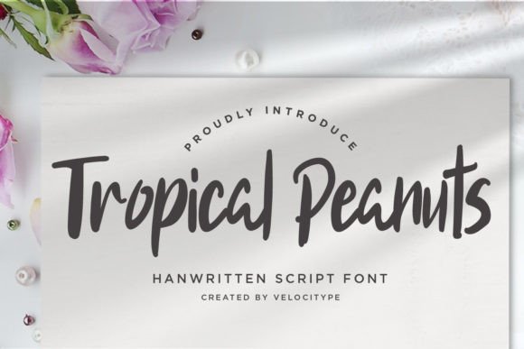 Tropical Peanuts: Unleashing Sophisticated Script Typography