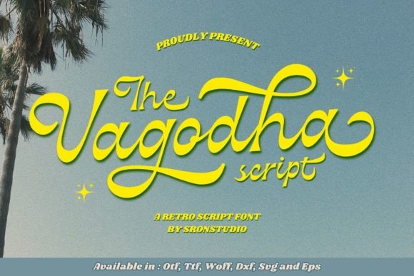 Vagodha: The Retro Script Font That Flips the Rules